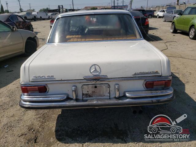 10801412038421 1968 MERCEDES-BENZ 250-CLASS photo no. 6