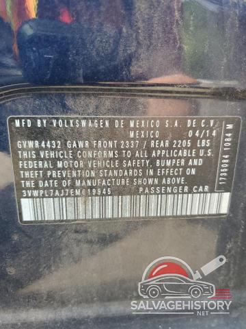 3VWPL7AJ7EM619945 2014 VOLKSWAGEN JETTA photo no. 12