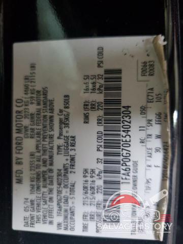1FA6P0G70E5402304 2014 FORD FUSION photo no. 13