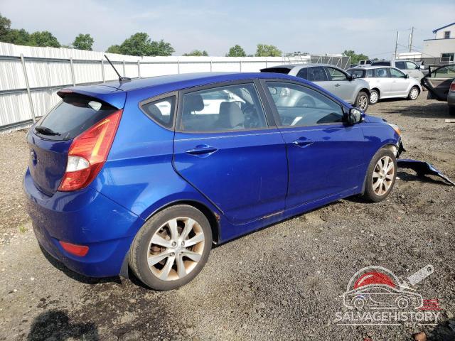 KMHCU5AE1EU186930 2014 HYUNDAI ACCENT photo no. 3