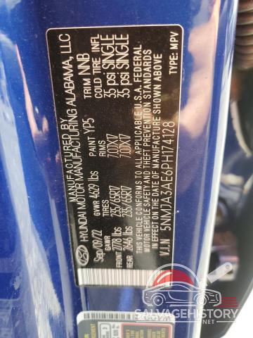 5NMJA3AE6PH174128 2023 HYUNDAI TUCSON photo no. 12