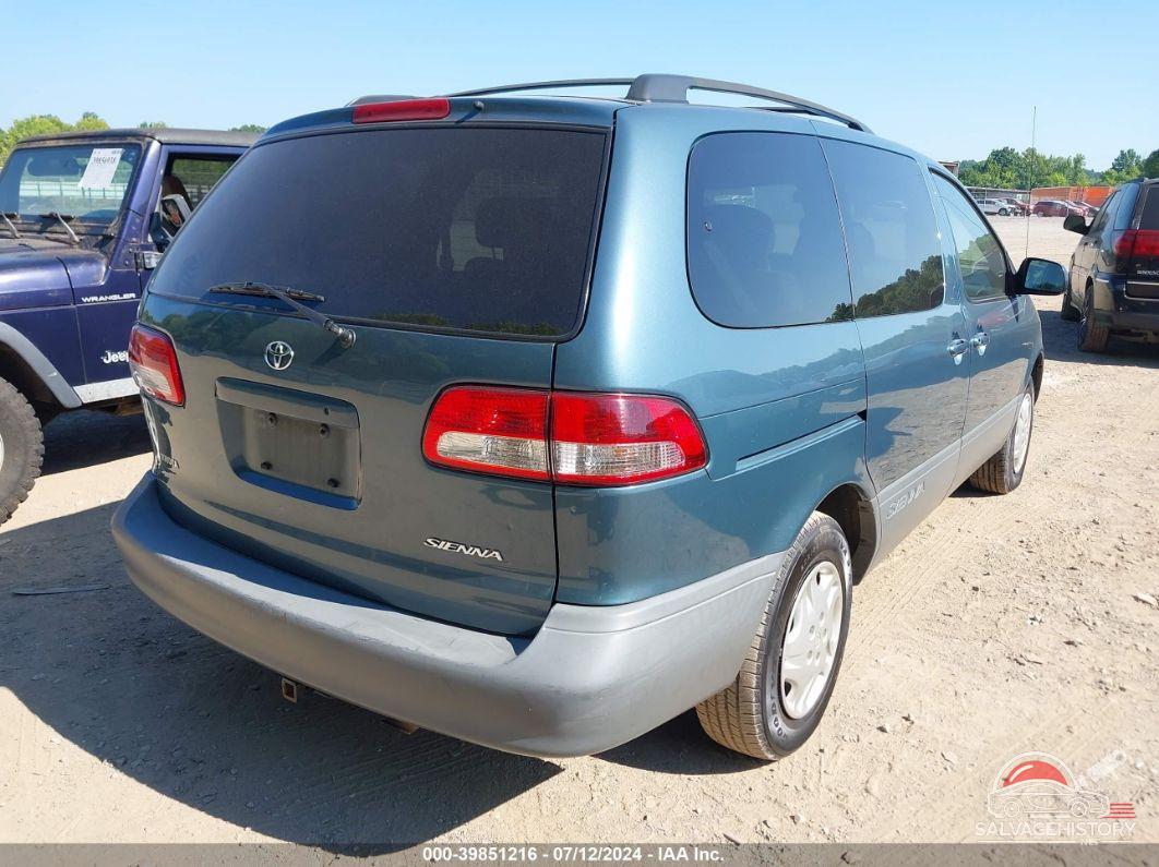 4T3ZF13CX1U321428 2001 TOYOTA SIENNA photo no. 4