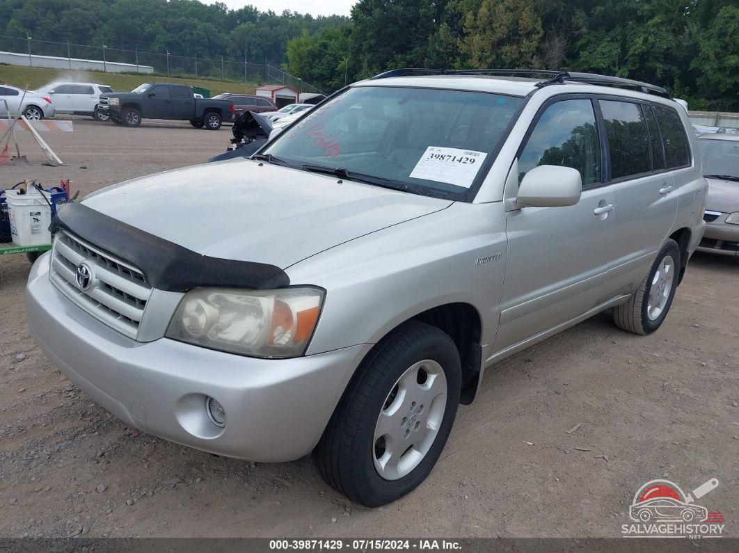 JTEDP21A360106074 2006 TOYOTA HIGHLANDER photo no. 2