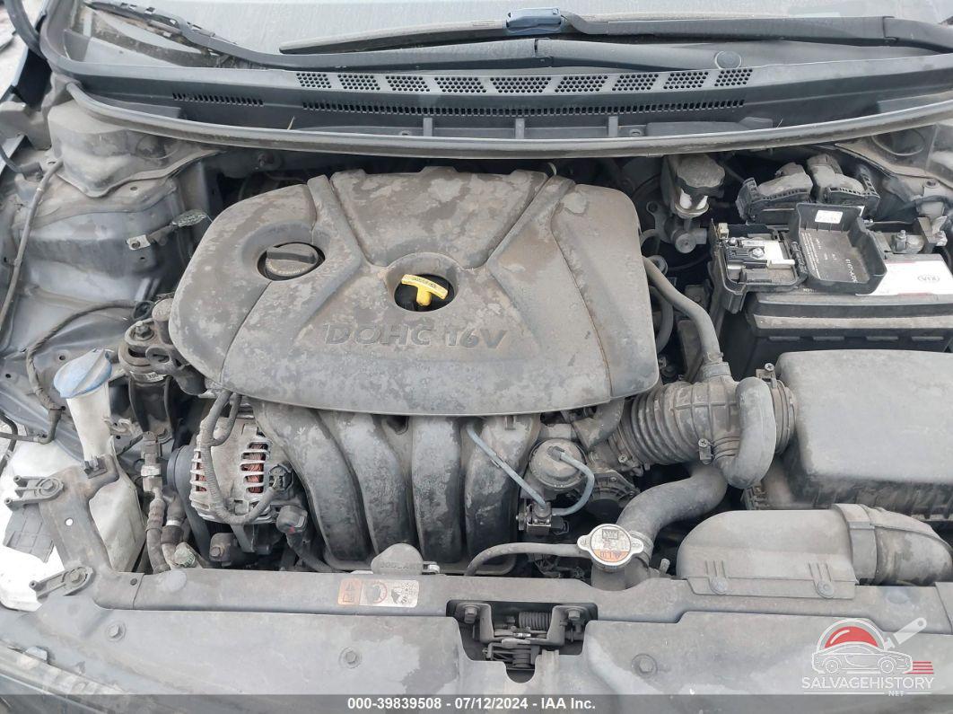 KNAFX4A67G5549110 2016 KIA FORTE photo no. 10