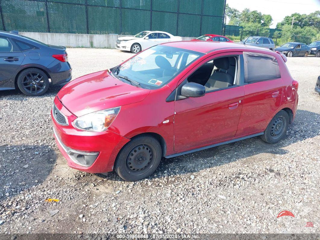 ML32A3HJ8HH006746 2017 MITSUBISHI MIRAGE photo no. 2