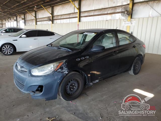 KMHCT4AE0DU574887 2013 HYUNDAI ACCENT photo no. 3