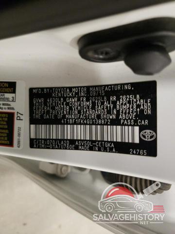 4T1BF1FK4GU138872 2016 TOYOTA CAMRY photo no. 12