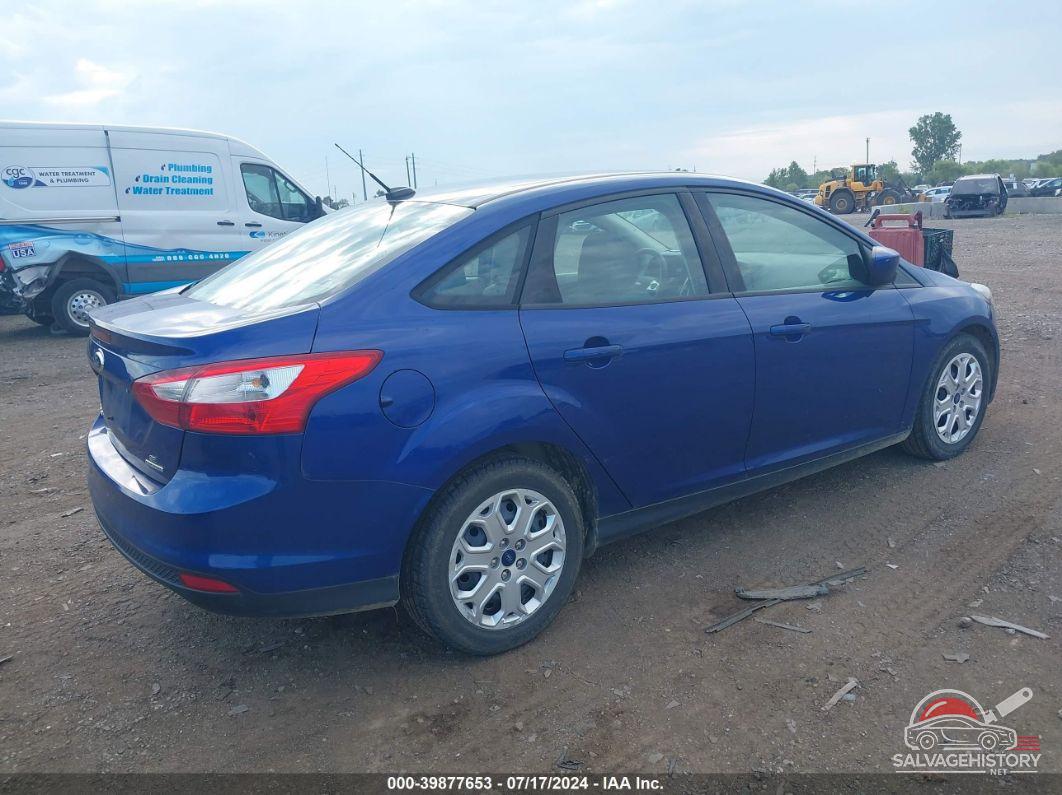 1FAHP3F22CL456454 2012 FORD FOCUS photo no. 4