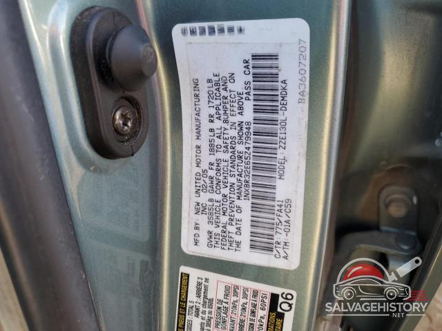 1NXBR32E65Z479948 2005 TOYOTA COROLLA photo no. 13
