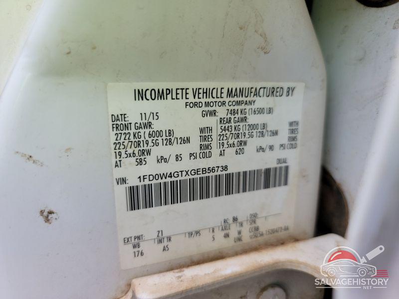 1FD0W4GTXGEB56738 2016 FORD F450 photo no. 8