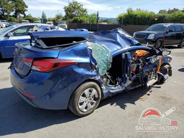 5NPDH4AE6GH700677 2016 HYUNDAI ELANTRA photo no. 3