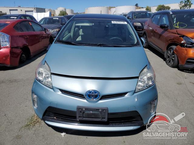 JTDKN3DU5E1769961 2014 TOYOTA PRIUS photo no. 5