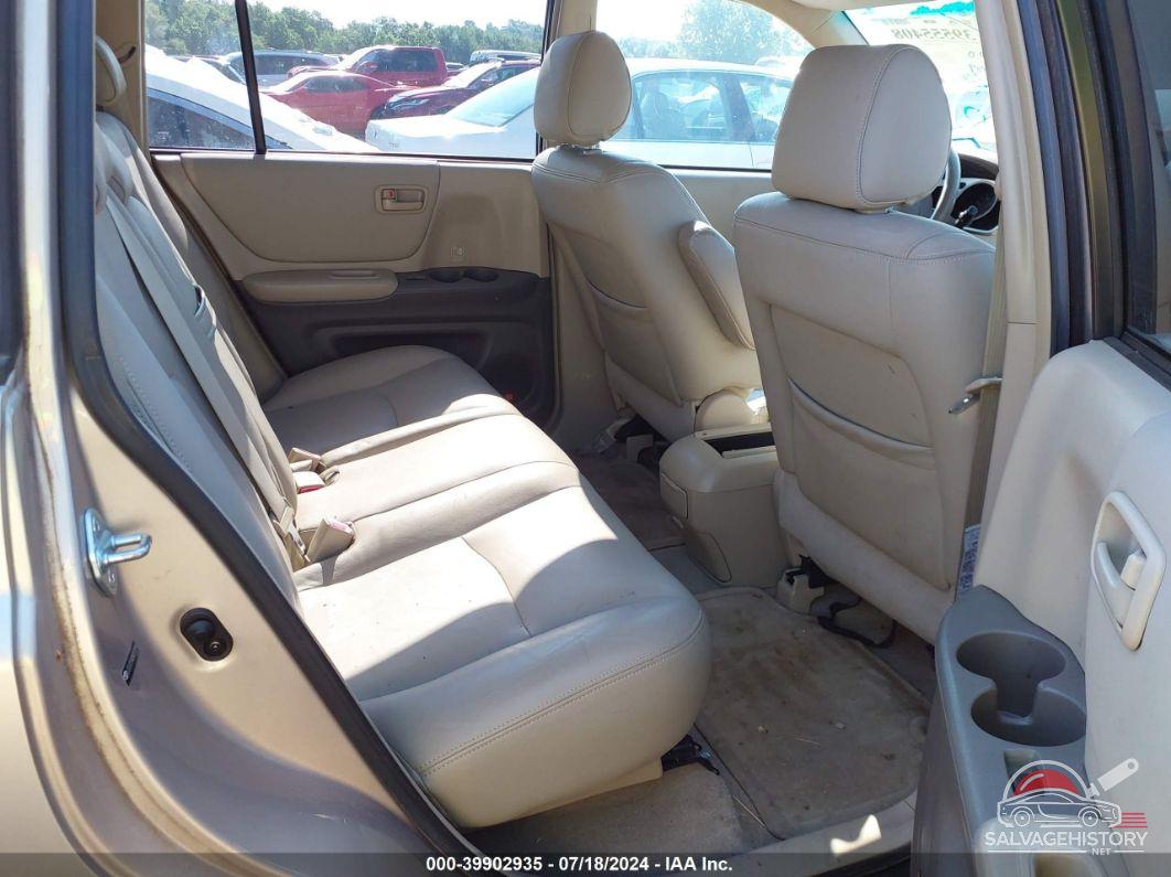 JTEGP21A050074986 2005 TOYOTA HIGHLANDER photo no. 8