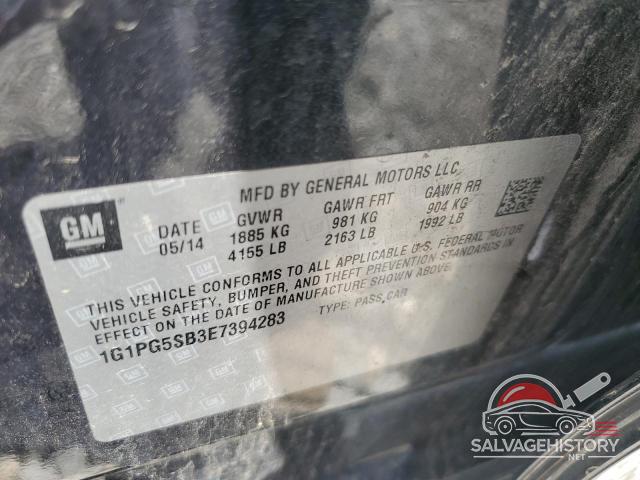1G1PG5SB3E7394283 2014 CHEVROLET CRUZE photo no. 12