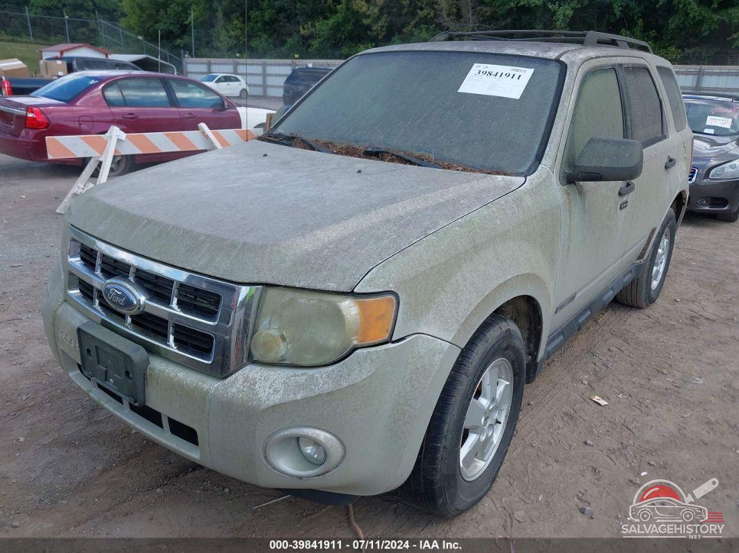 1FMCU03Z88KC60296 2008 FORD ESCAPE photo no. 2