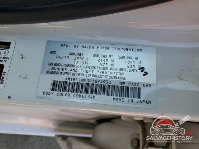 JM1BL1MP3D1824930 2013 MAZDA 3 photo no. 13