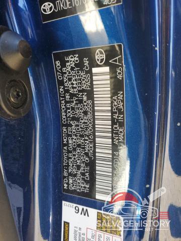 JTKDE167090285558 2009 TOYOTA SCION photo no. 12