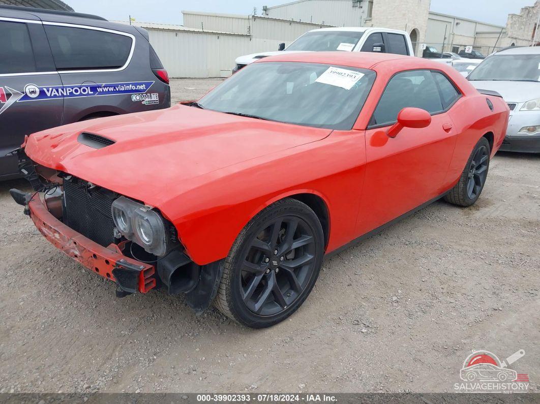 2C3CDZJG9NH263709 2022 DODGE CHALLENGER photo no. 2