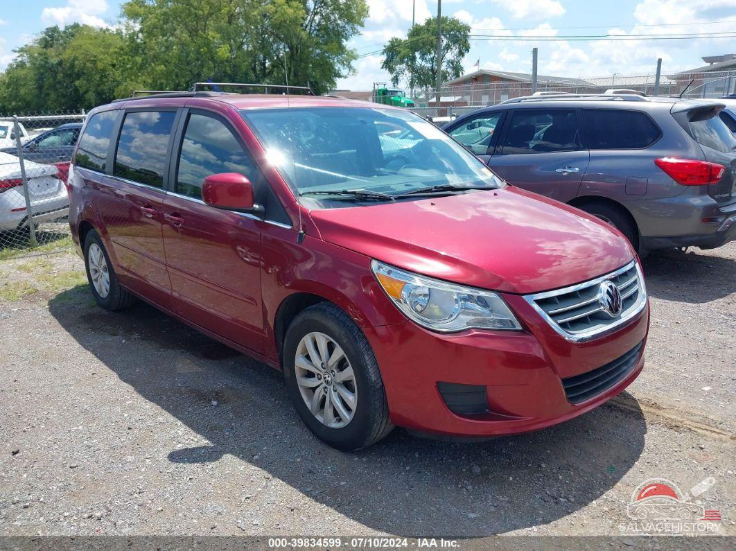 2C4RVABGXCR391905 2012 VOLKSWAGEN ROUTAN photo no. 4