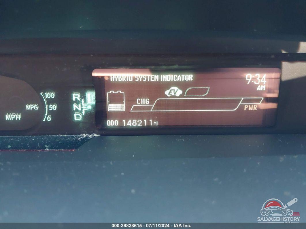 JTDKN3DU3E1767061 2014 TOYOTA PRIUS photo no. 7