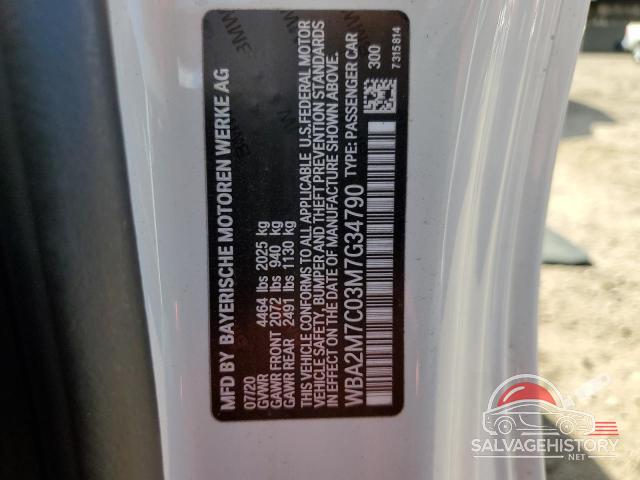 WBA2M7C03M7G34790 2021 BMW 2 SERIES photo no. 13