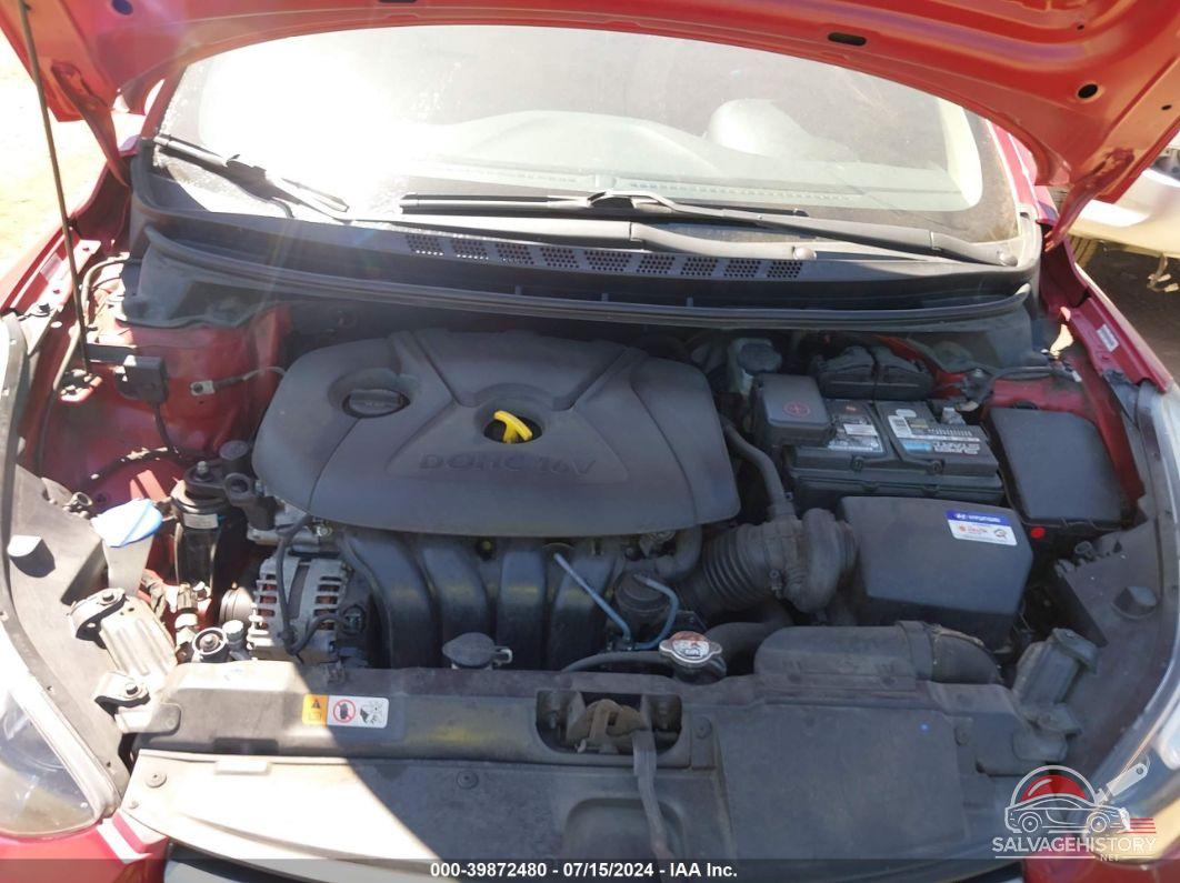 KMHDH4AEXFU412399 2015 HYUNDAI ELANTRA photo no. 10