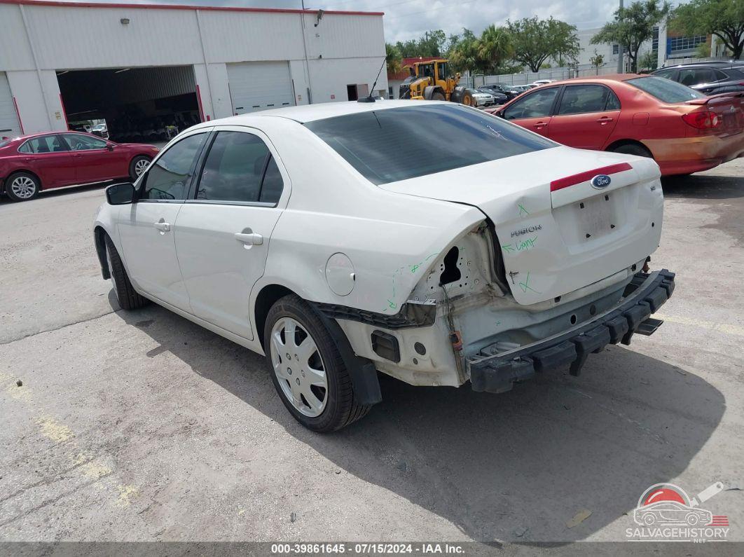 3FAHP0HA3BR141164 2011 FORD FUSION photo no. 3