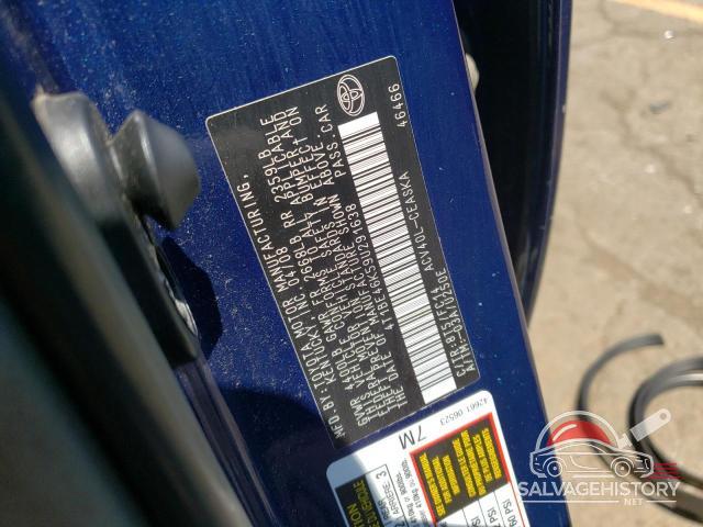 4T1BE46K59U291638 2009 TOYOTA CAMRY photo no. 12