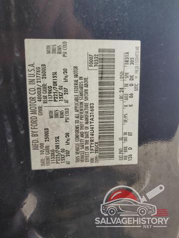 1FTYR14U41TA31683 2001 FORD RANGER photo no. 12
