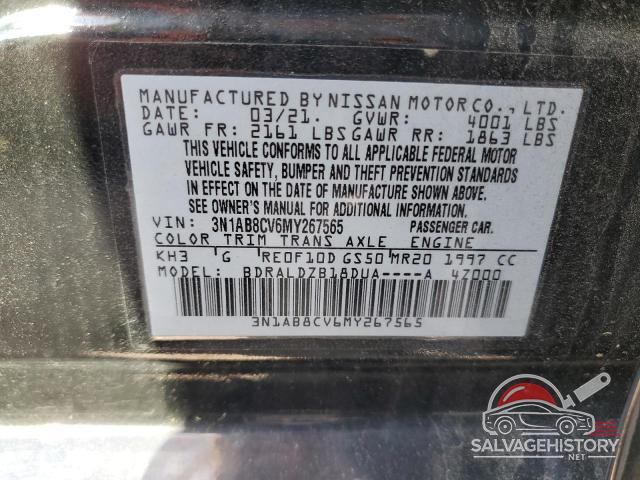 3N1AB8CV6MY267565 2021 NISSAN SENTRA photo no. 13