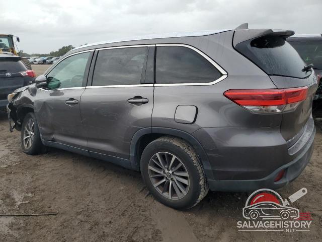 5TDKZRFH6KS332685 2019 TOYOTA HIGHLANDER photo no. 2