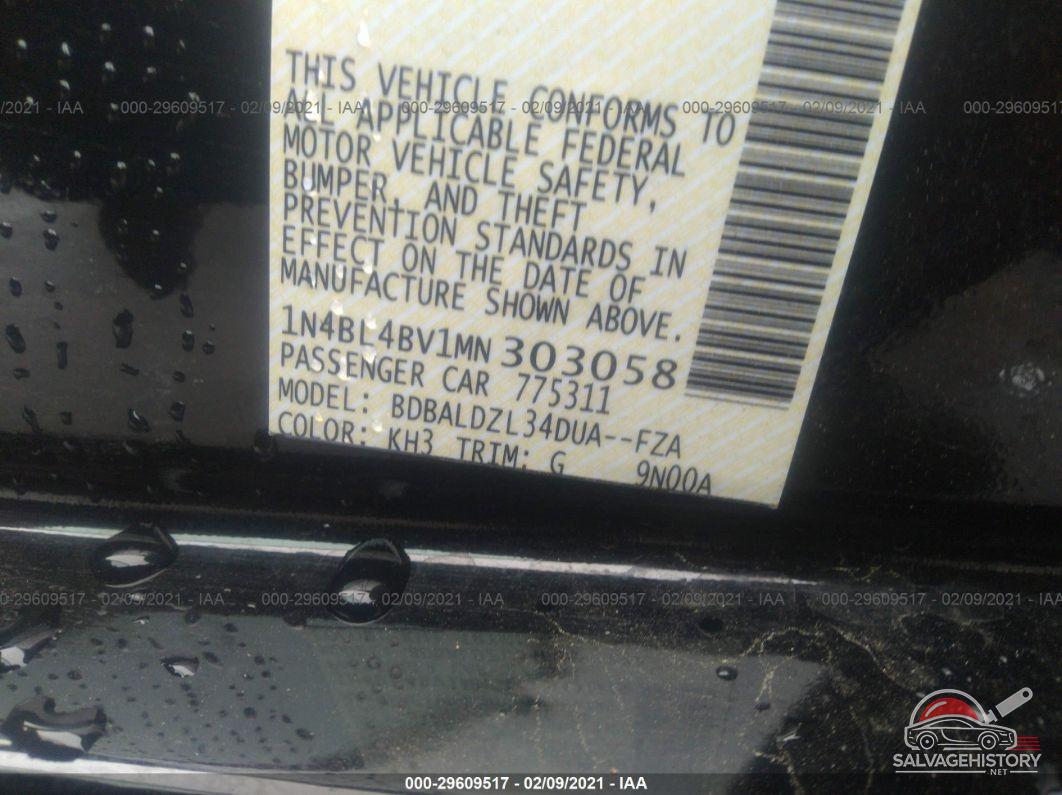 1N4BL4BV1MN303058 2021 NISSAN ALTIMA photo no. 9