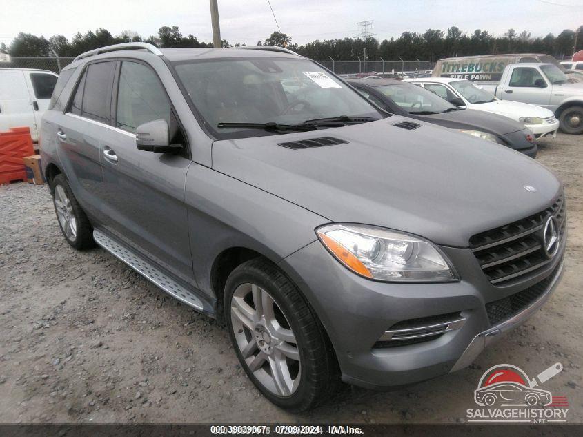 4JGDA0EB1FA479990 2015 MERCEDES-BENZ ML 250 BLUETEC photo no. 2