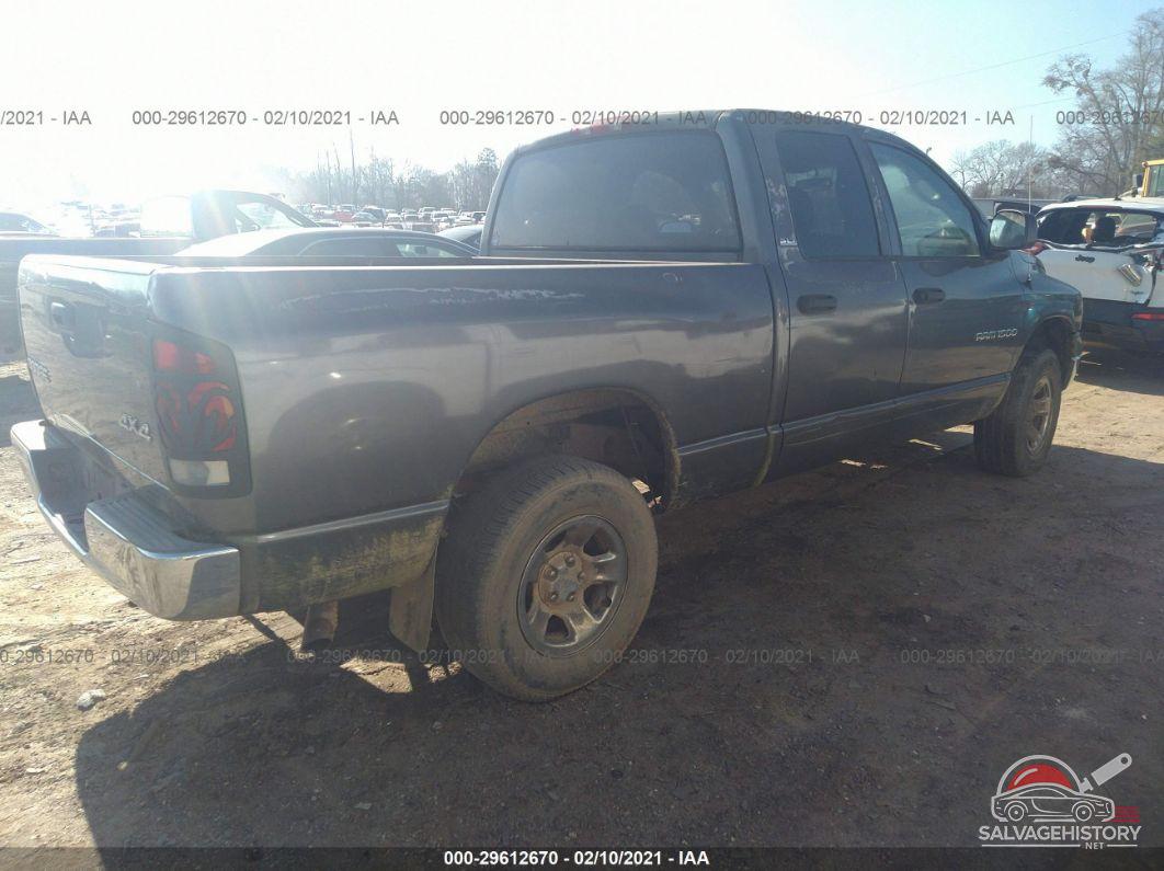 3D7HU18N32G127360 2002 DODGE RAM 1500 photo no. 4