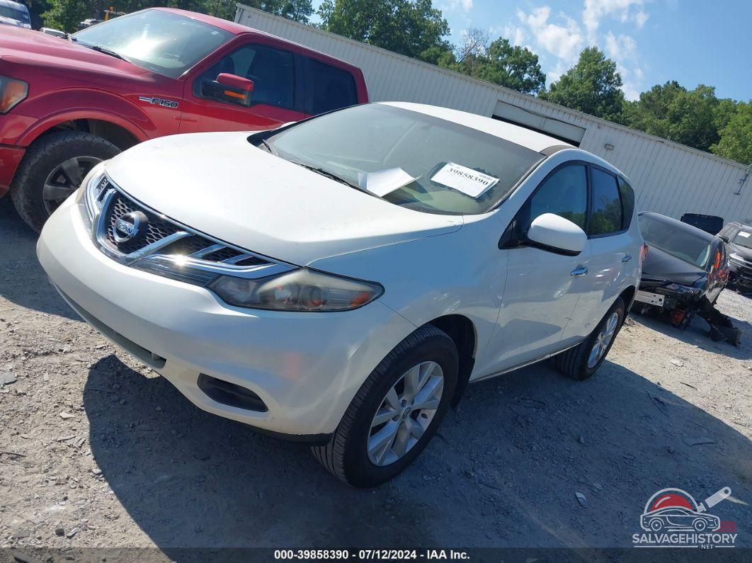 JN8AZ1MU7CW111454 2012 NISSAN MURANO photo no. 2