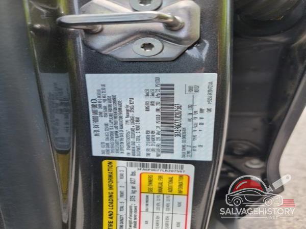 3FA6P0G77LR207567 2020 FORD FUSION photo no. 8