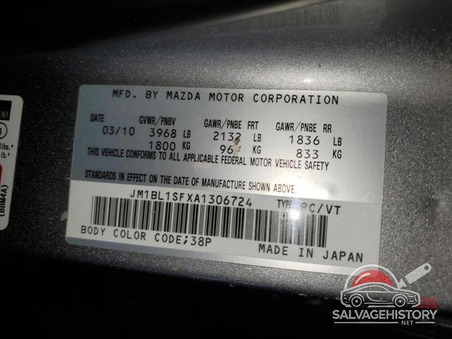 JM1BL1SFXA1306724 2010 MAZDA 3 photo no. 12