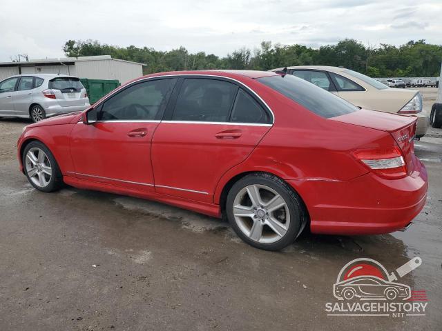 WDDGF5EB6AR129979 2010 MERCEDES-BENZ C-CLASS photo no. 2