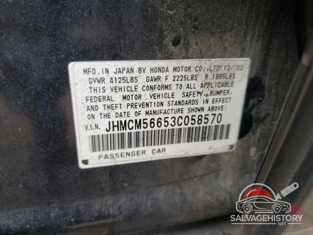 JHMCM56653C058570 2003 HONDA ACCORD photo no. 13