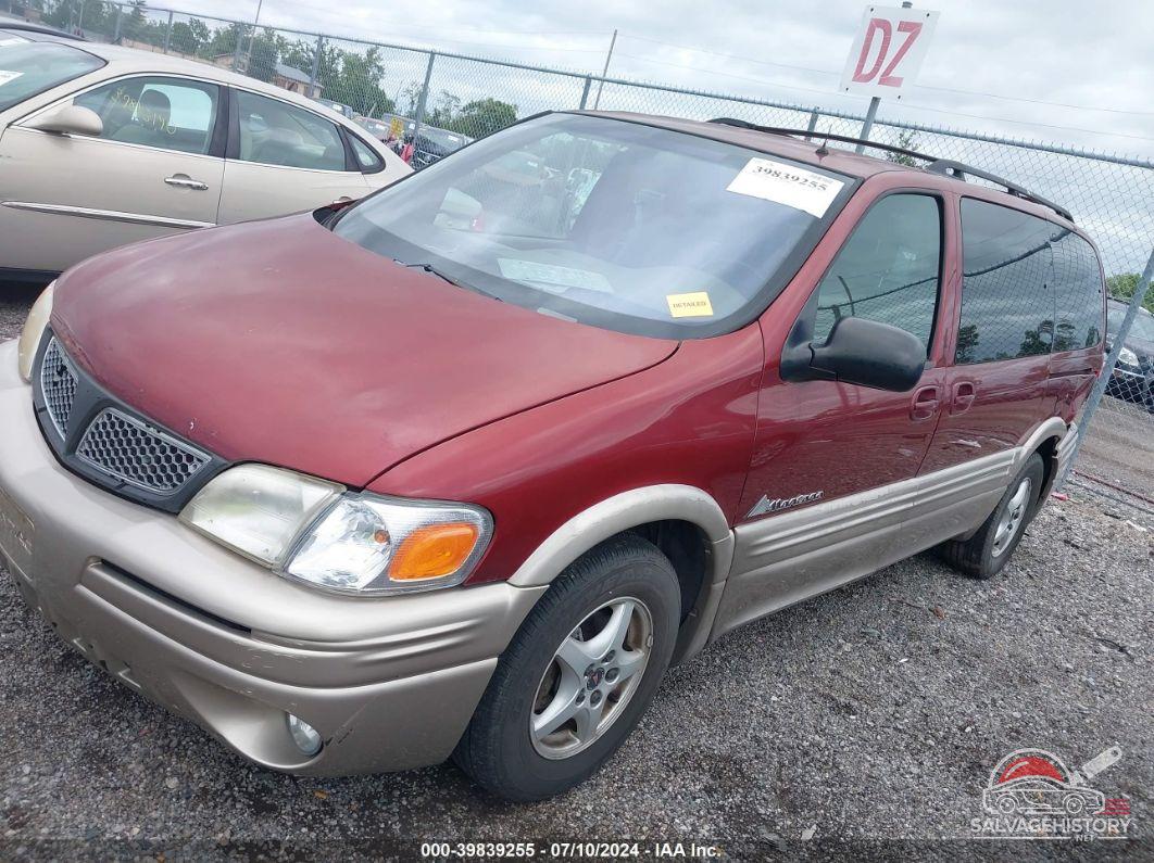 1GMDX03E91D272265 2001 PONTIAC MONTANA photo no. 2