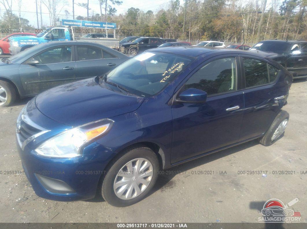3N1CN7APXKL878403 2019 NISSAN VERSA SEDAN photo no. 2