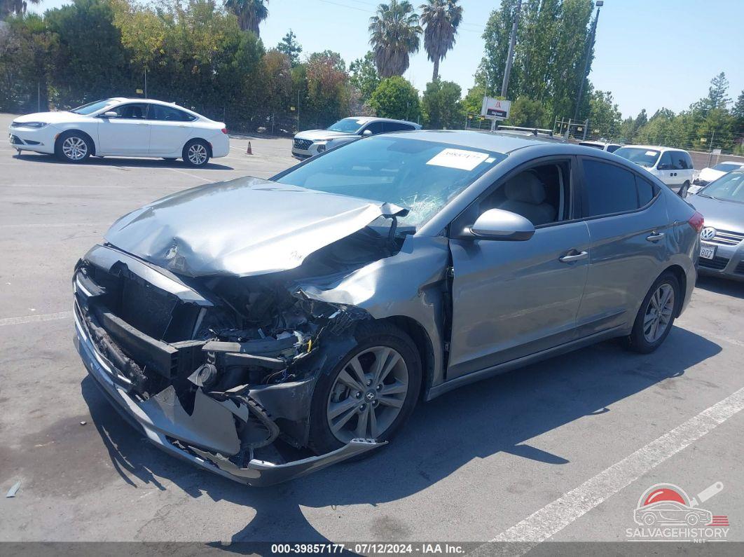 KMHD84LF0HU408726 2017 HYUNDAI ELANTRA photo no. 2