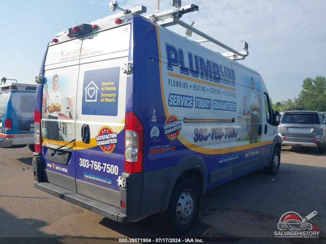 3C6TRVDG0HE522676 2017 RAM PROMASTER 2500 photo no. 4