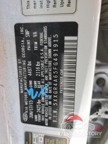 5XXGR4A65FG491915 2015 KIA OPTIMA photo no. 13