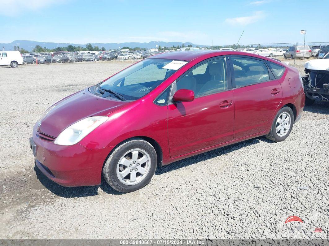 JTDKB20U640114060 2004 TOYOTA PRIUS photo no. 2