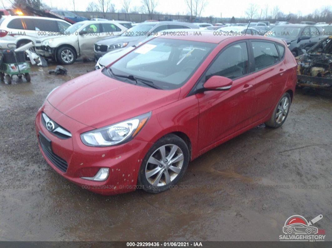 KMHCU5AE4DU102534 2013 HYUNDAI ACCENT photo no. 2