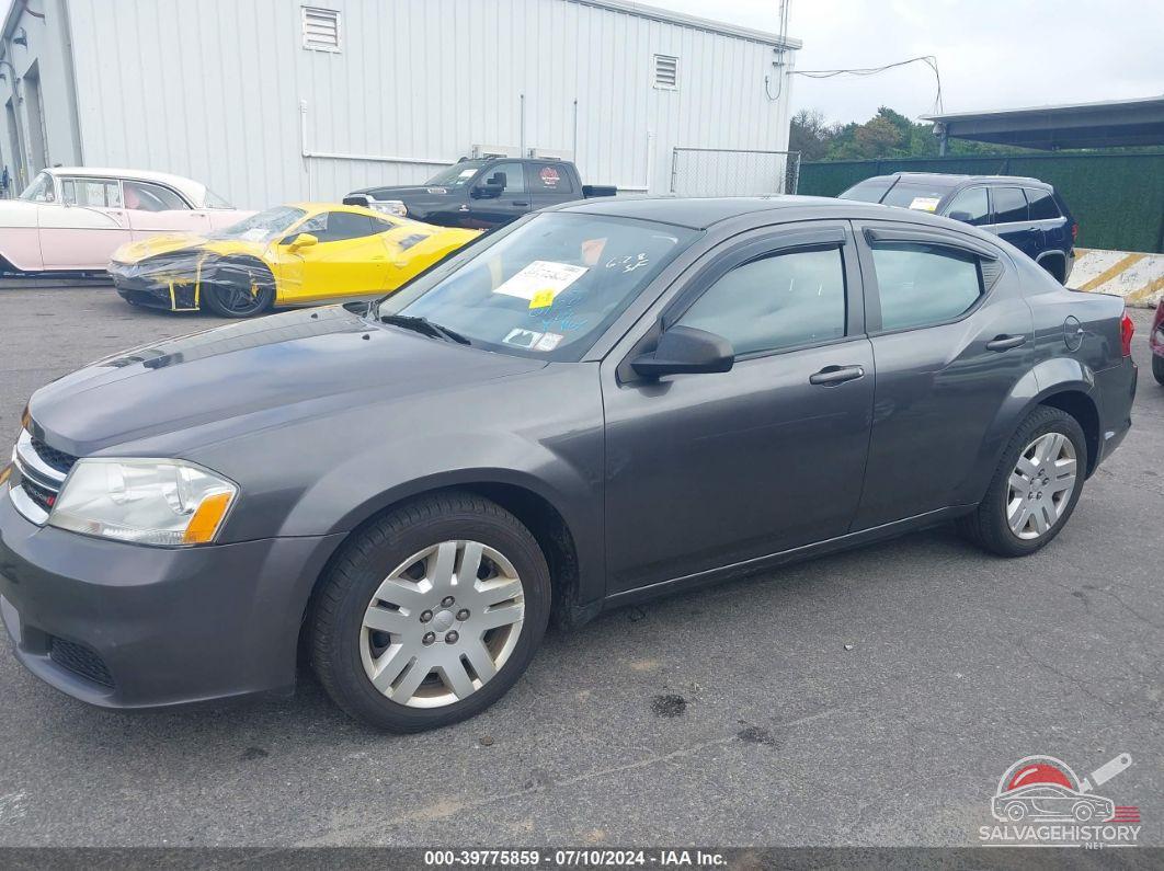 1C3CDZAB4EN201789 2014 DODGE AVENGER photo no. 2