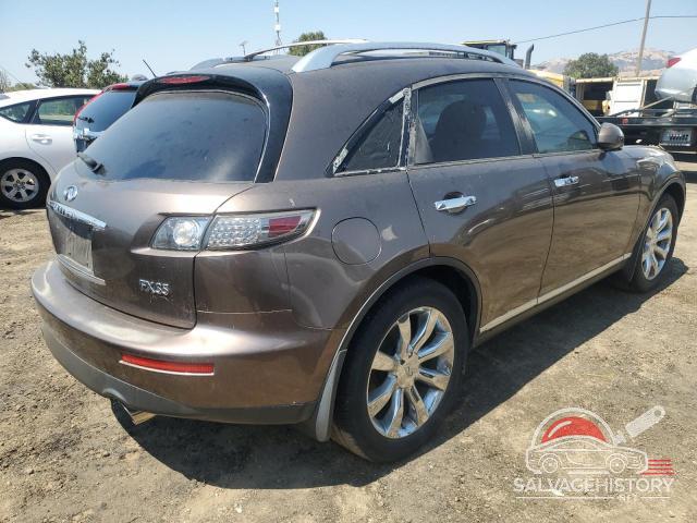 JNRAS08U56X102710 2006 INFINITI FX35 photo no. 3