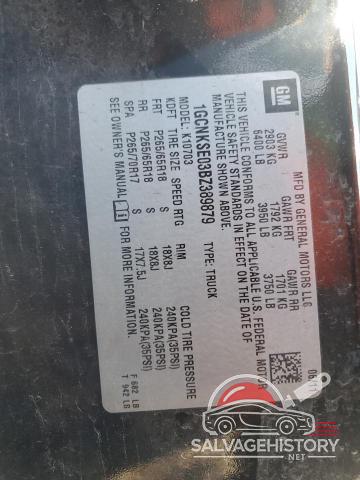 1GCNKSE03BZ389879 2011 CHEVROLET ALL Models photo no. 12