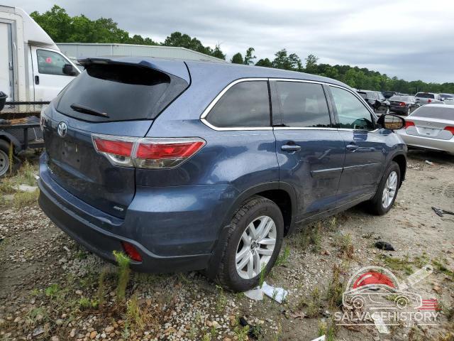 5TDBKRFH0GS257672 2016 TOYOTA HIGHLANDER photo no. 3
